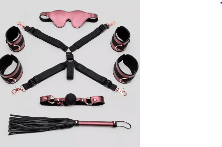 Bondage Boutique Seduce Me Lover's Bed Bondage Kit (4 Piece)