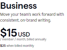 Grammarly Business