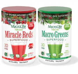 MacroLife Immunity Pack – 10oz Macro Greens + 10oz Miracle Red