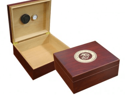 Marines Cigar Humidor (Cherry)