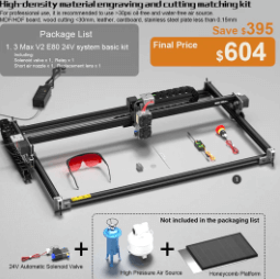 NEJE 3 MAX V2 DIY LASER ENGRAVER AND CUTTER, CNC DESKTOP LASER ENGRAVING MACHINE