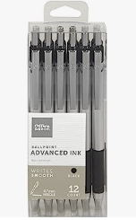 Advanced Ink Retractable Ballpoint Pens