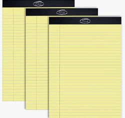 Yellow Legal Notepads