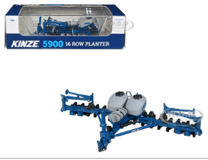 Kinze 5900 16 Row Planter Blue (Diecast Metal Replica) 1/64 Diecast Model by SpecCast